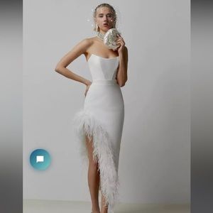 White Feather Dress